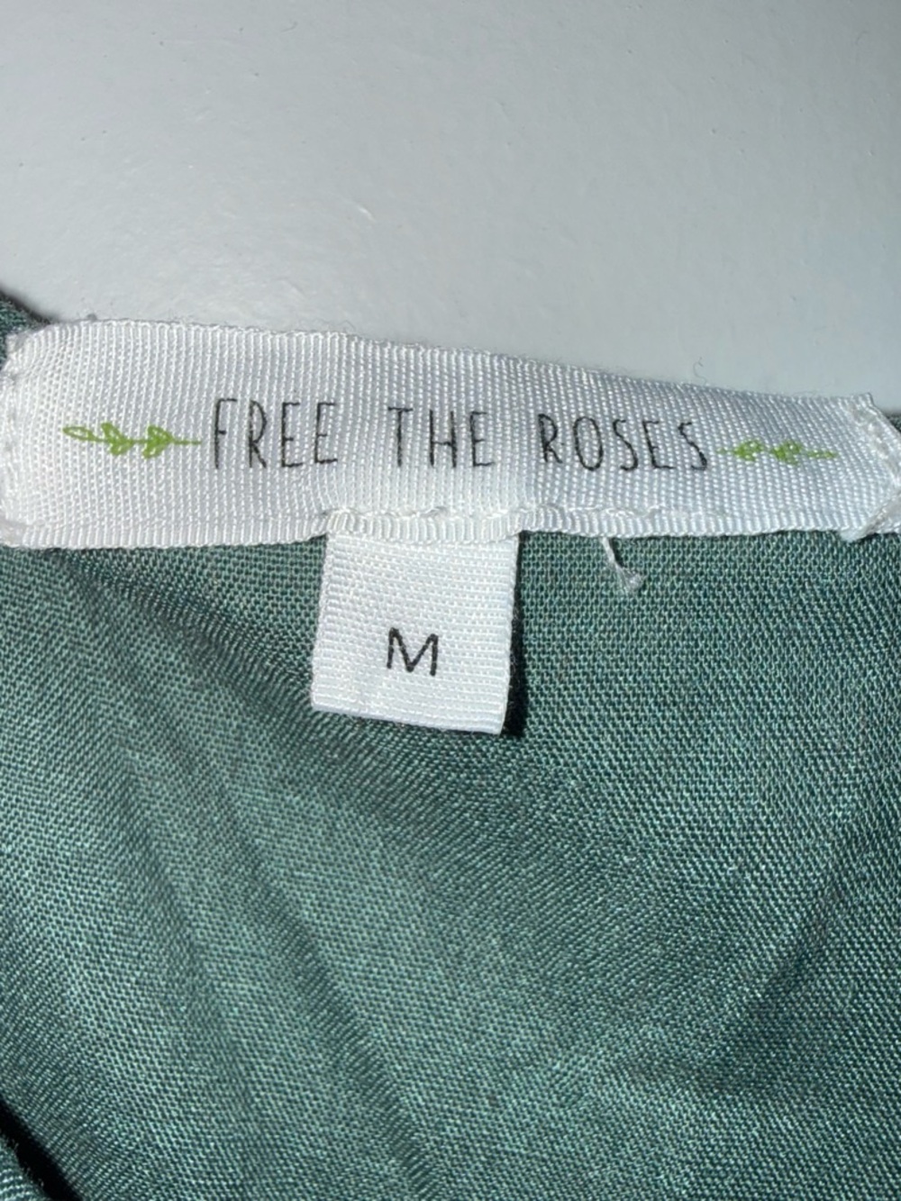 Free the Roses || Deep Green Tiered Maxi Dress with Ruffle Sleeves - Picture 7 of 7